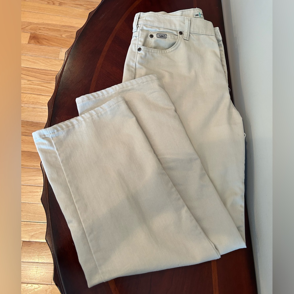 Lee Beige Colour Jeans